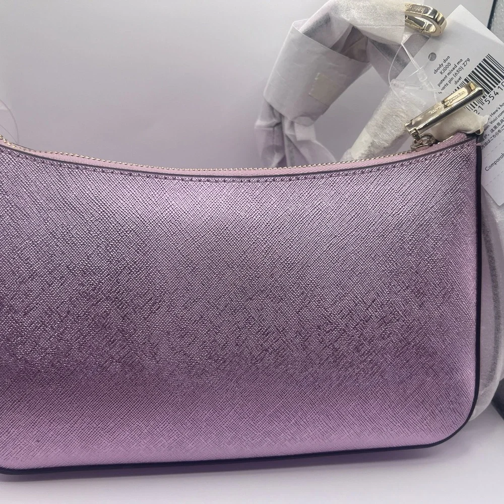 NWT Kate Spade Quartz Pink Duet Patent Crossbody Duo